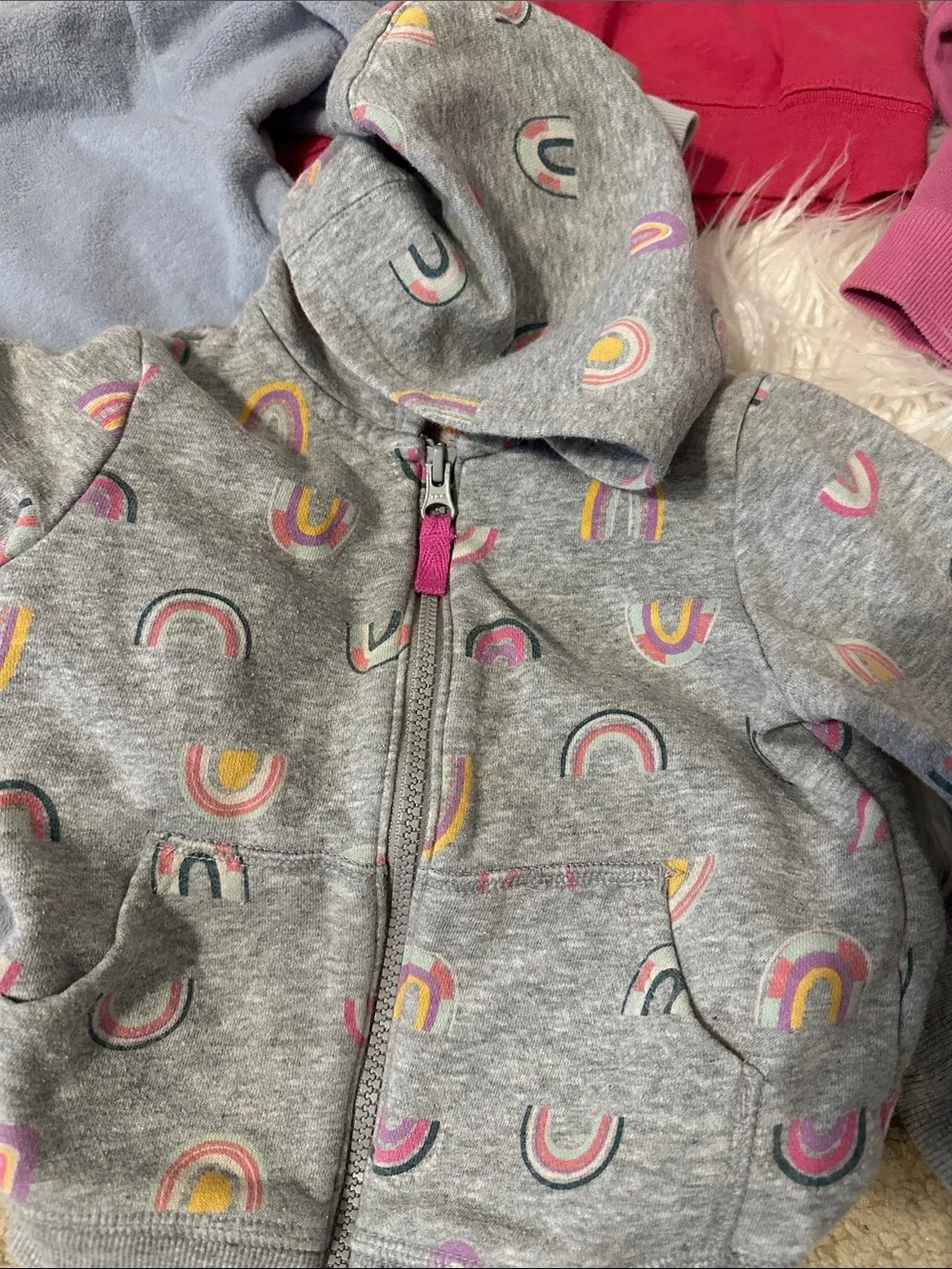 2T sweatshirt bundle: Santa Cruz Skateboards Pink, Gap, Cat&Jack, & Disney